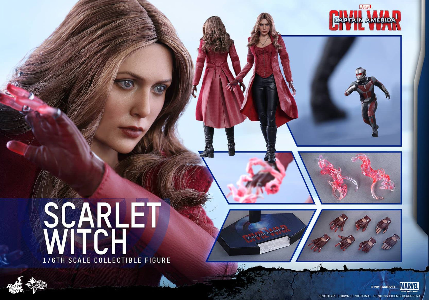 Hot Toys Captain America: Civil War - Scarlet Witch MMS370