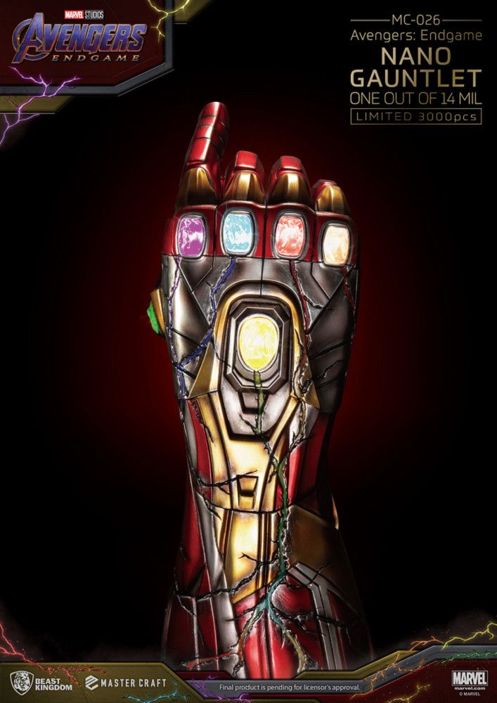 Beast Kingdom Avengers: Endgame Master Craft Life Size Nano Gauntlet