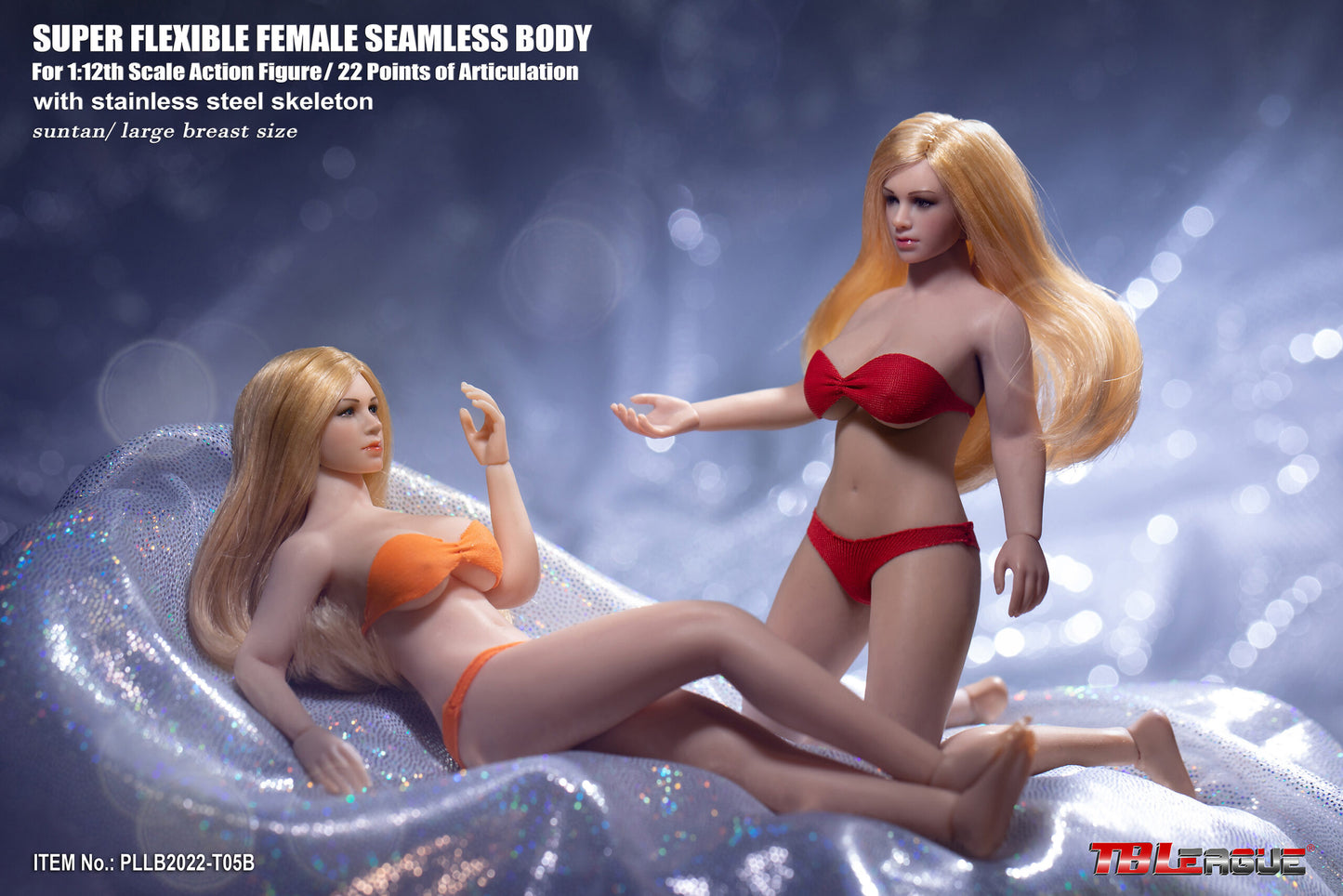 TBLeague 1:12 Scale Female Seamless Body PLLB2022-T05B