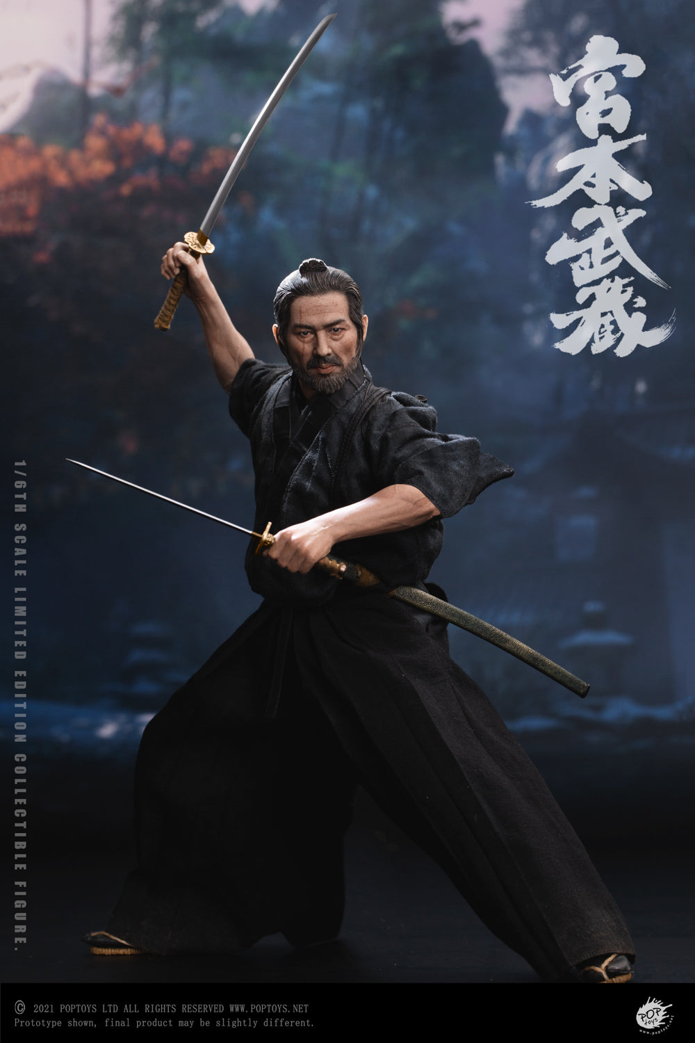 POPTOYS 1:6 Scale Miyamoto Musashi Action Figure