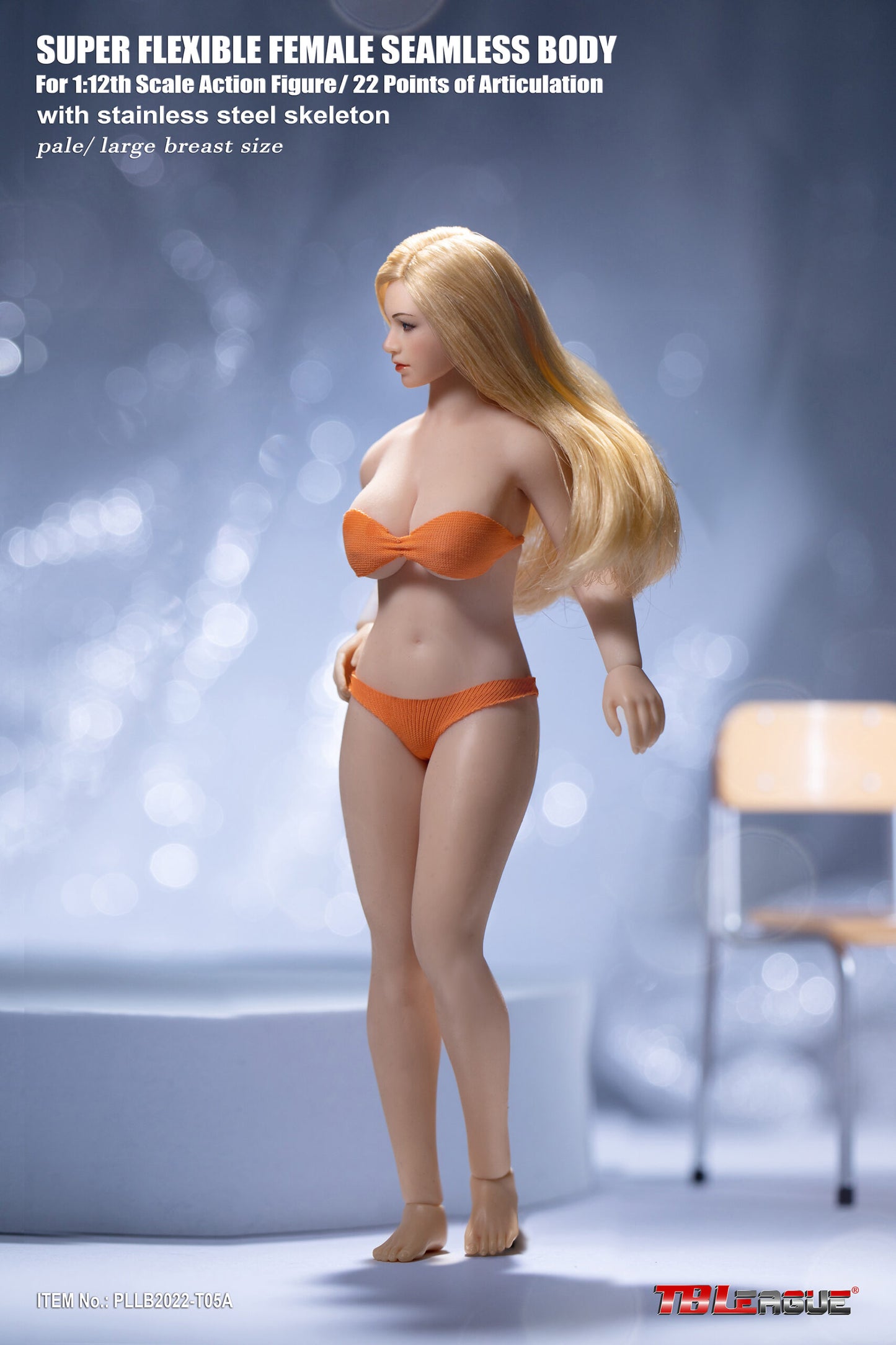 TBLeague 1:12 Scale Female Seamless Body PLLB2022-T05A