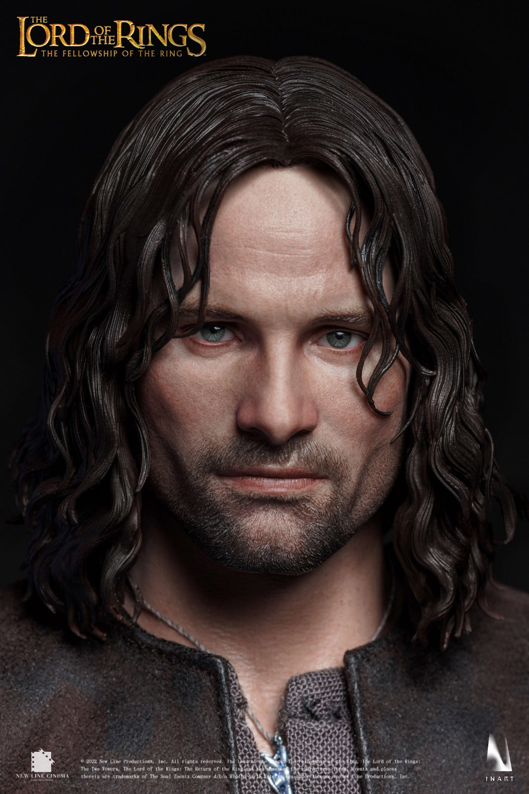 InArt The Lord Of The Rings The Fellowship Of The Ring – Aragorn 1/6th Scale Collectible Figure (Standard Version)(Sculpted Hair)