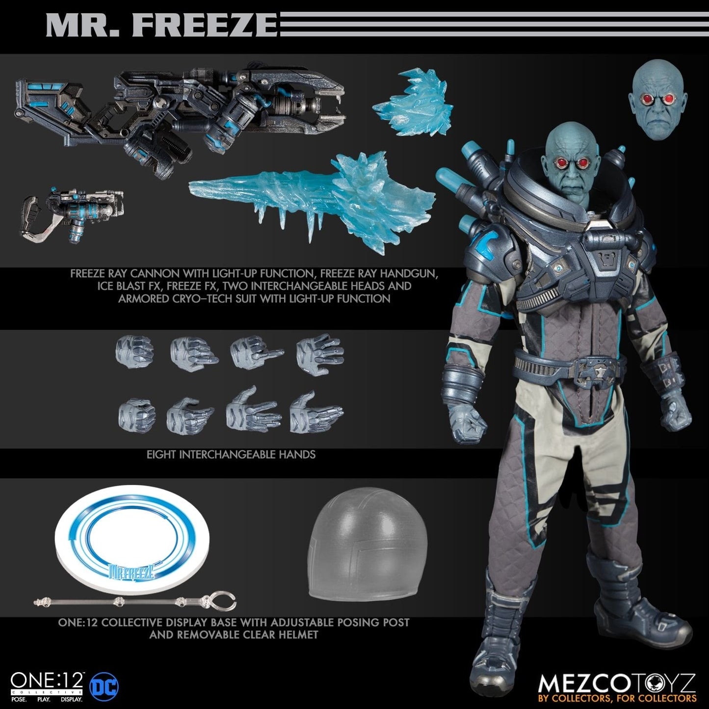 Mezco Toyz One: 12 Collective Mr Freeze Deluxe Edition