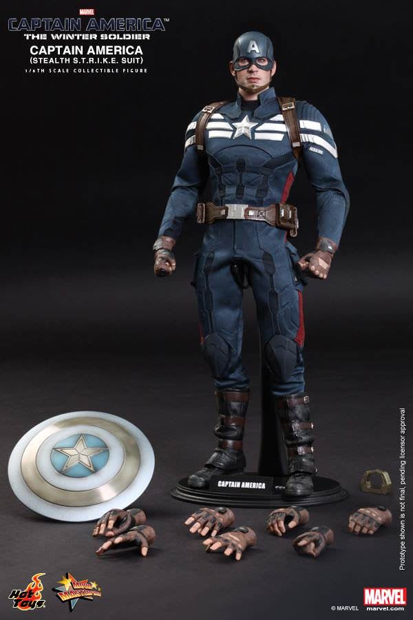 Hot Toys Captain America: The Winter Soldier -Captain America (Stealth S.T.R.I.K.E Suit) MMS242