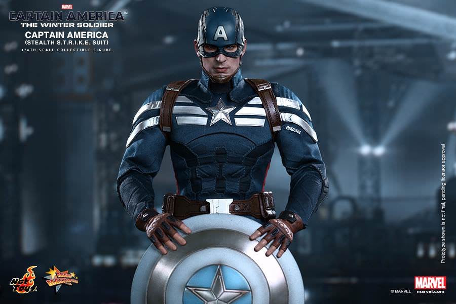 Hot Toys Captain America: The Winter Soldier -Captain America (Stealth S.T.R.I.K.E Suit) MMS242