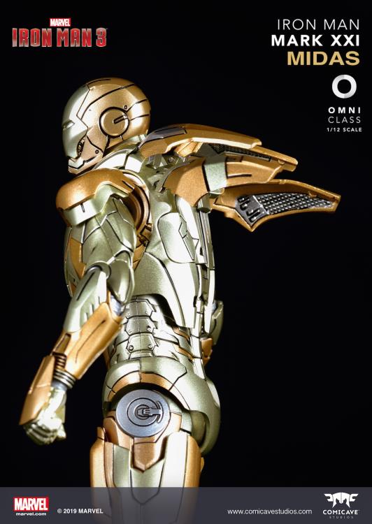 Comicave Studios 1:12 Scale Iron Man Mark XXI - Midas Collectible Figure