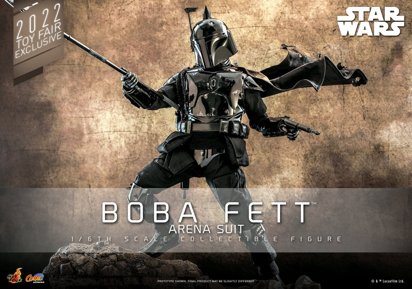 Hot Toys 1:6 Scale Star Wars Boba Fett™ (Arena Suit) Toy Fair Exclusive Collectible Figure CMS011