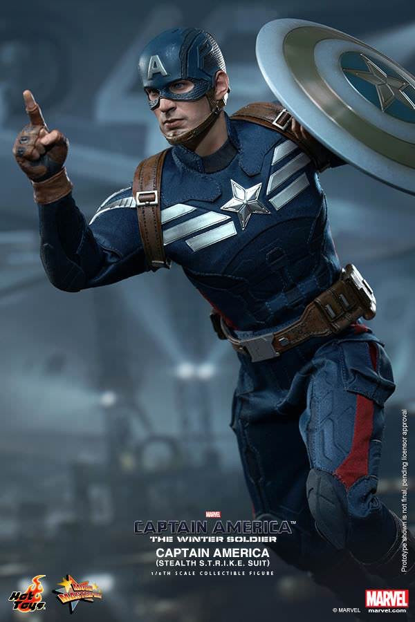 Hot Toys Captain America: The Winter Soldier -Captain America (Stealth S.T.R.I.K.E Suit) MMS242