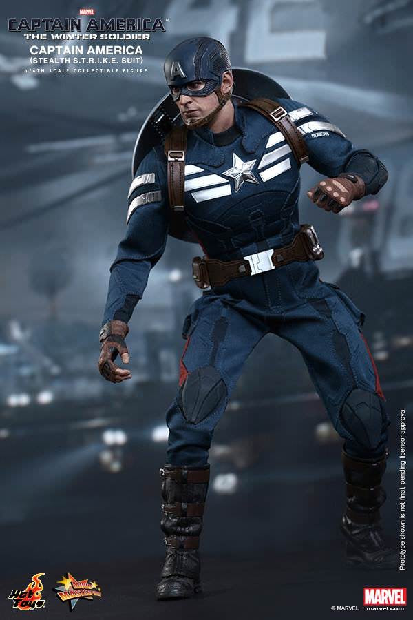 Hot Toys Captain America: The Winter Soldier -Captain America (Stealth S.T.R.I.K.E Suit) MMS242