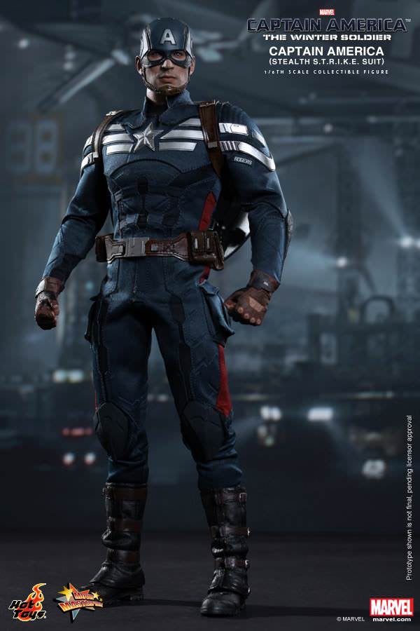 Hot Toys Captain America: The Winter Soldier -Captain America (Stealth S.T.R.I.K.E Suit) MMS242