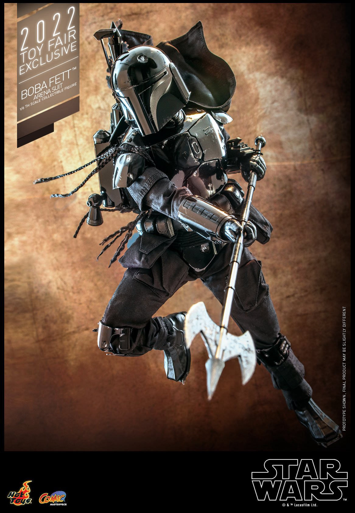 Hot Toys 1:6 Scale Star Wars Boba Fett™ (Arena Suit) Toy Fair Exclusive Collectible Figure CMS011