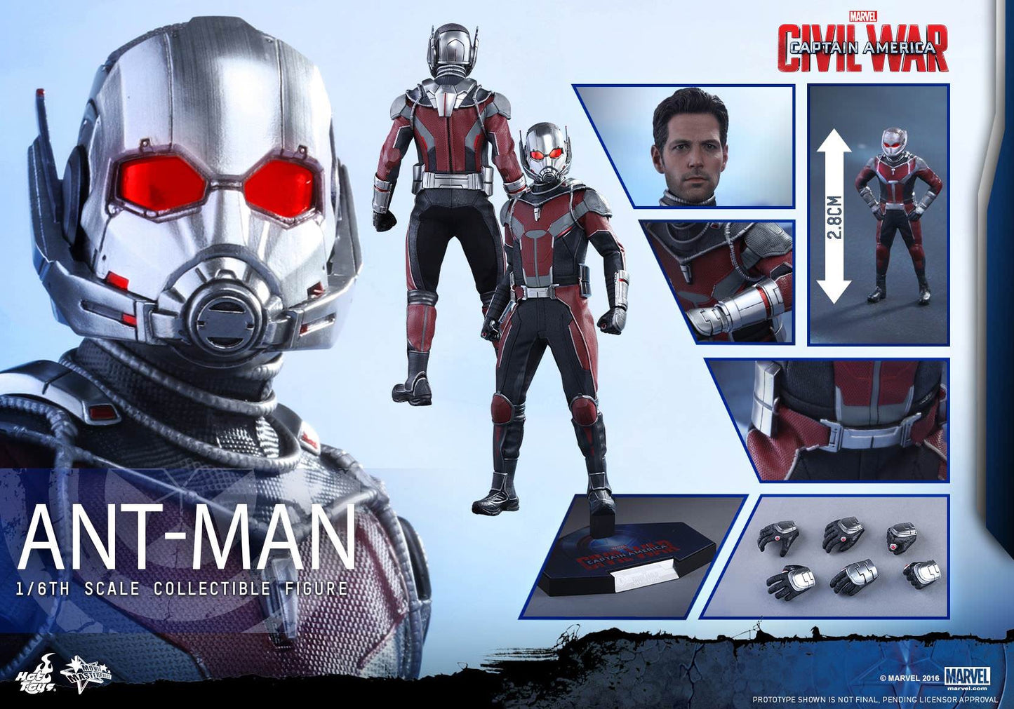 Hot Toys Captain American: Civil War Ant-Man MMS362