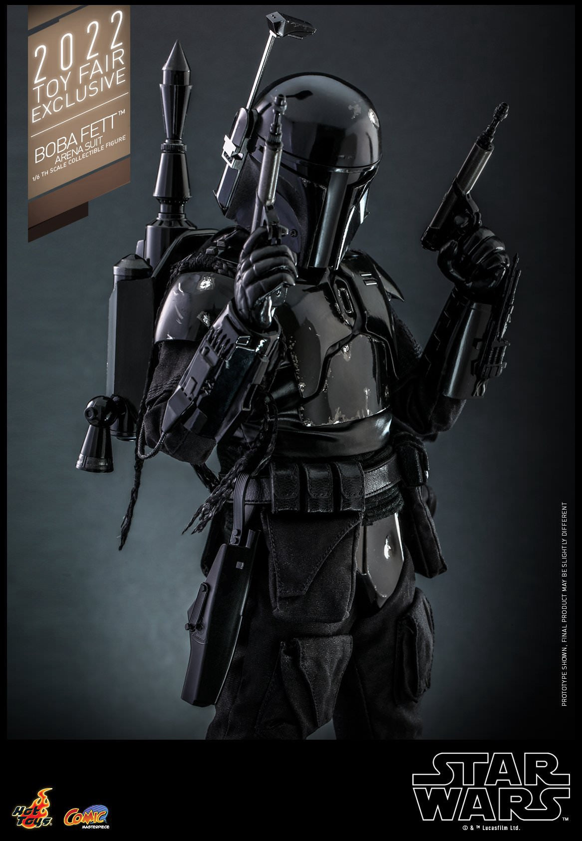 Hot Toys 1:6 Scale Star Wars Boba Fett™ (Arena Suit) Toy Fair Exclusive Collectible Figure CMS011