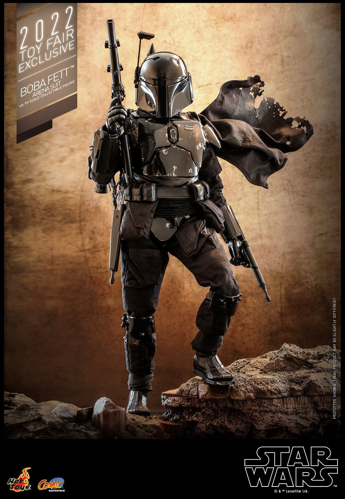 Hot Toys 1:6 Scale Star Wars Boba Fett™ (Arena Suit) Toy Fair Exclusive Collectible Figure CMS011