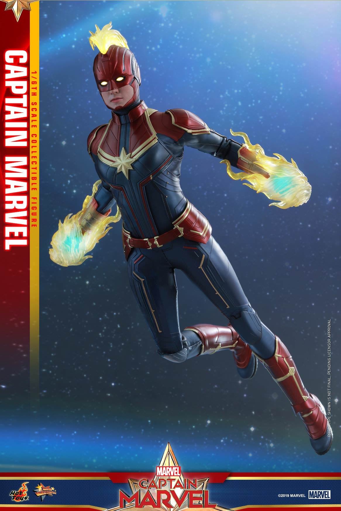 Hot Toys Captain Marvel - Captain Marvel MMS521 (Regular Edition )