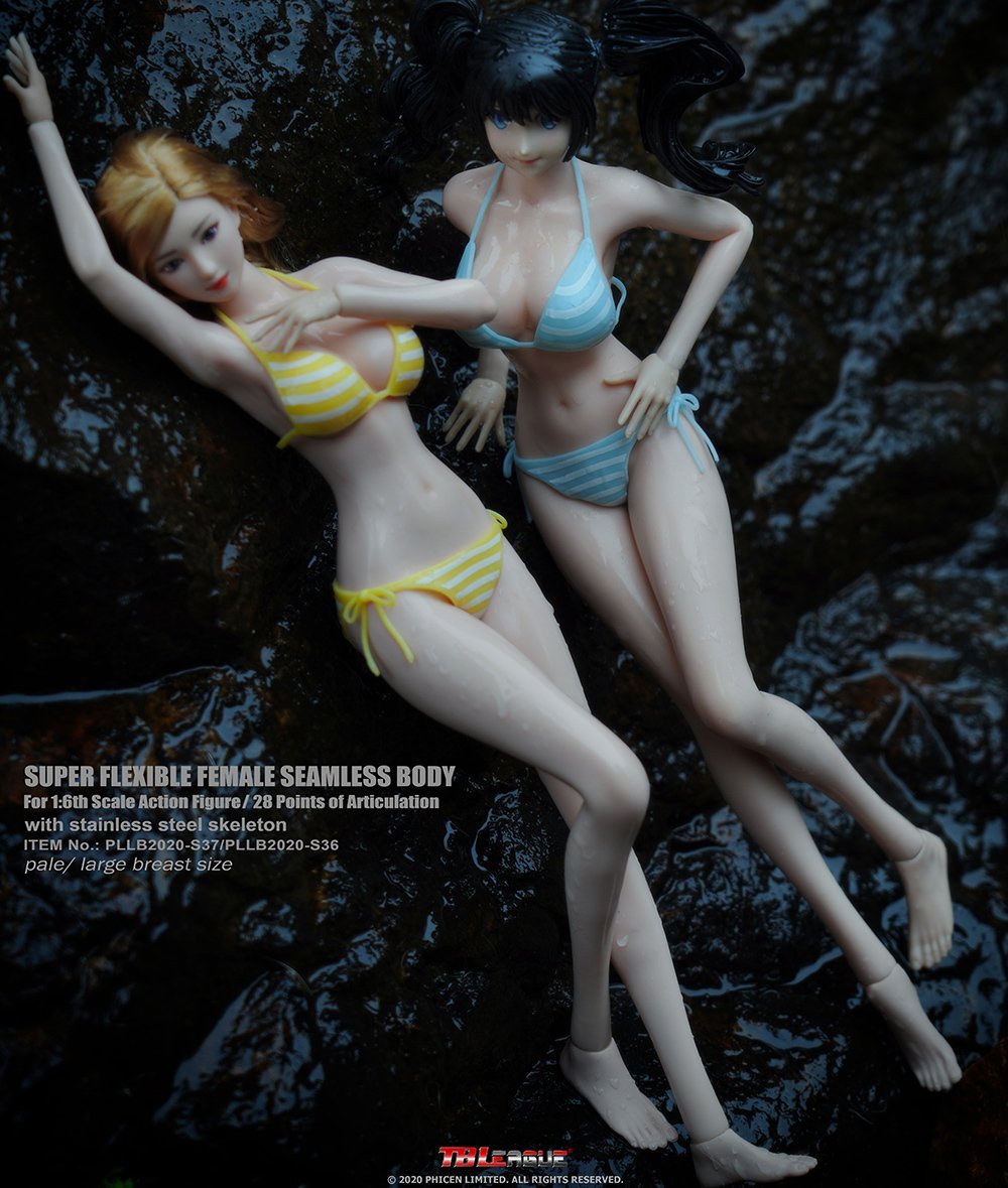 TBLeague S37A 1/6 Pale Skin Large Breast Anime Girls 1:6 Scale Body Series with Stainless Steel Skeleton