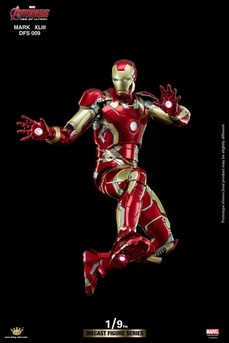 King Arts 1:9 Scale Iron Man Mark XLIII Collectible Figure