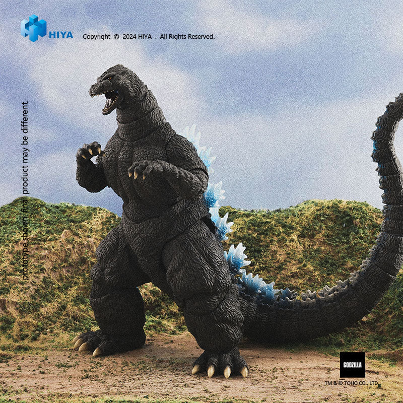 HIYA Exquisite Basic Series None Scale 7 Inch Godzilla vs. King Ghidorah Heat Ray Godzilla Hokkaido Ver. Action Figure EBG0164