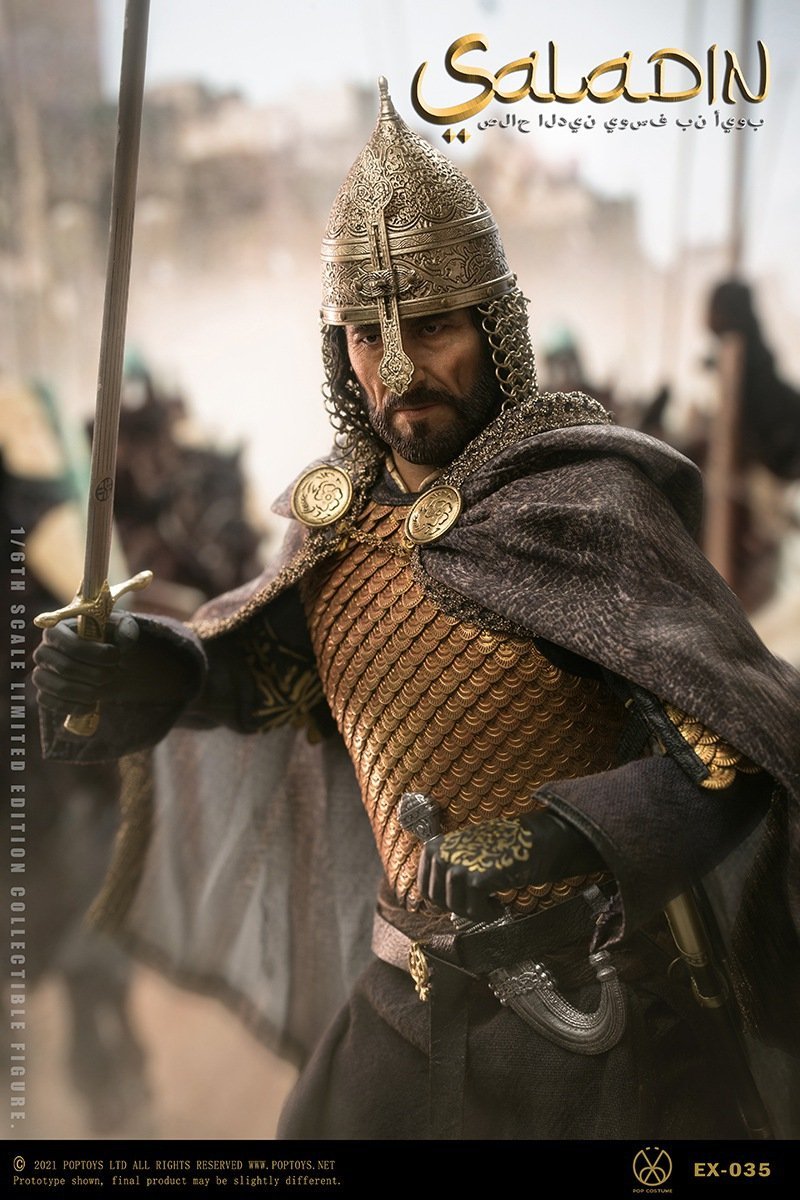 POPTOYS 1:6 “Nothing,Everything” Saladin Fine copper handmade armor