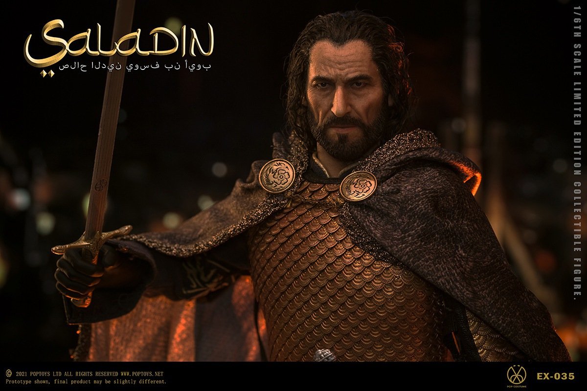 POPTOYS 1:6 “Nothing,Everything” Saladin Fine copper handmade armor