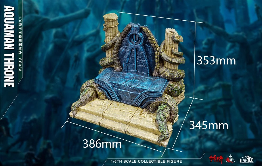 Hot Toys Aquaman Throne Scene Base Diorama Display 1:6 Scale Collectible Figure SS033