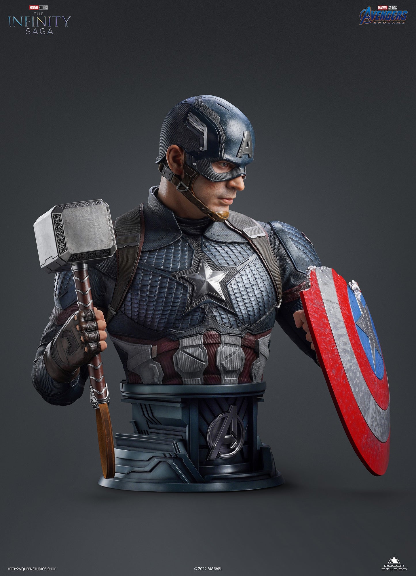 Queen Studio Captain America Life-size Bust