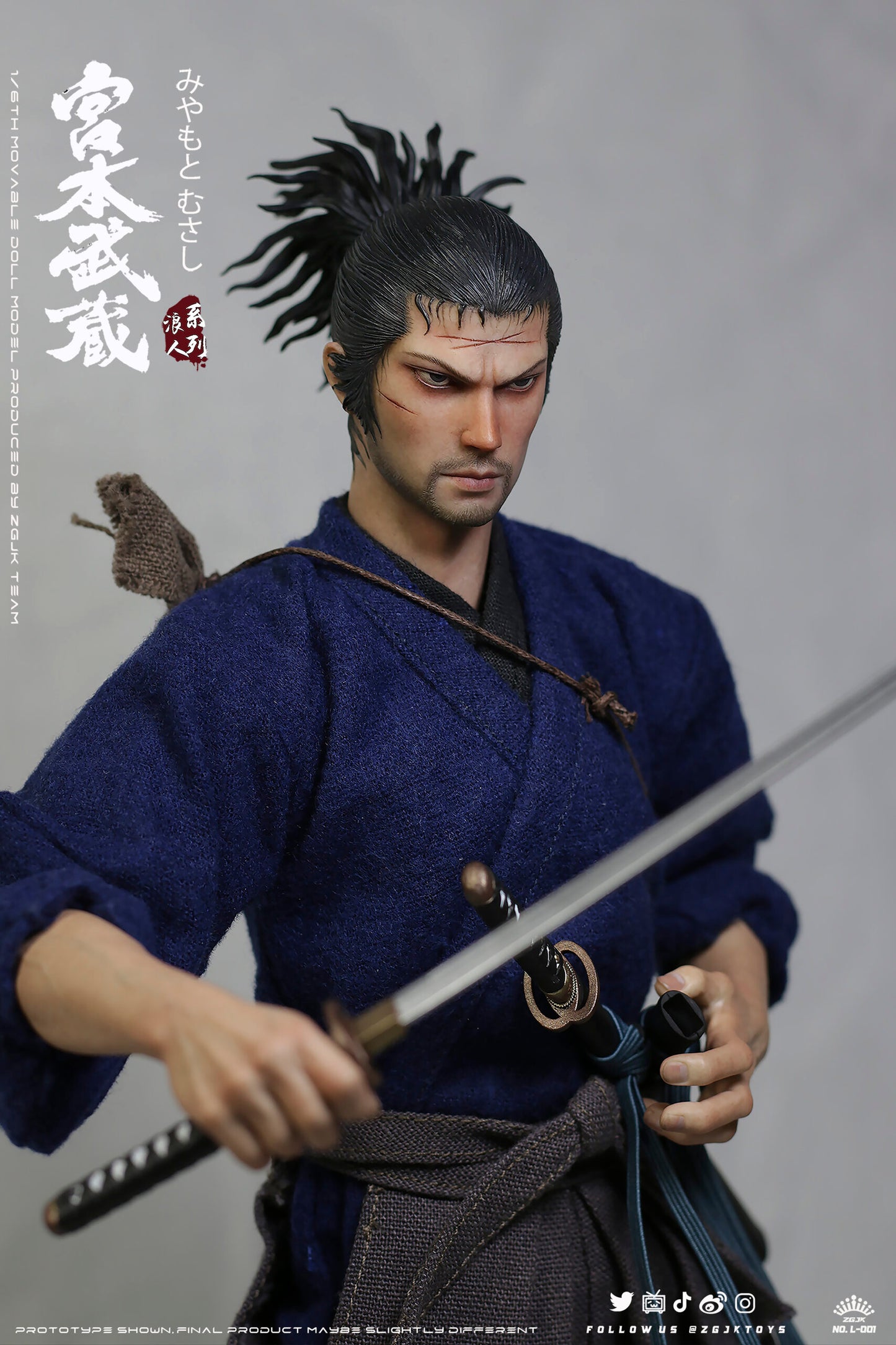 ZGJKToys 1:6 Scale Musashi Miyamoto