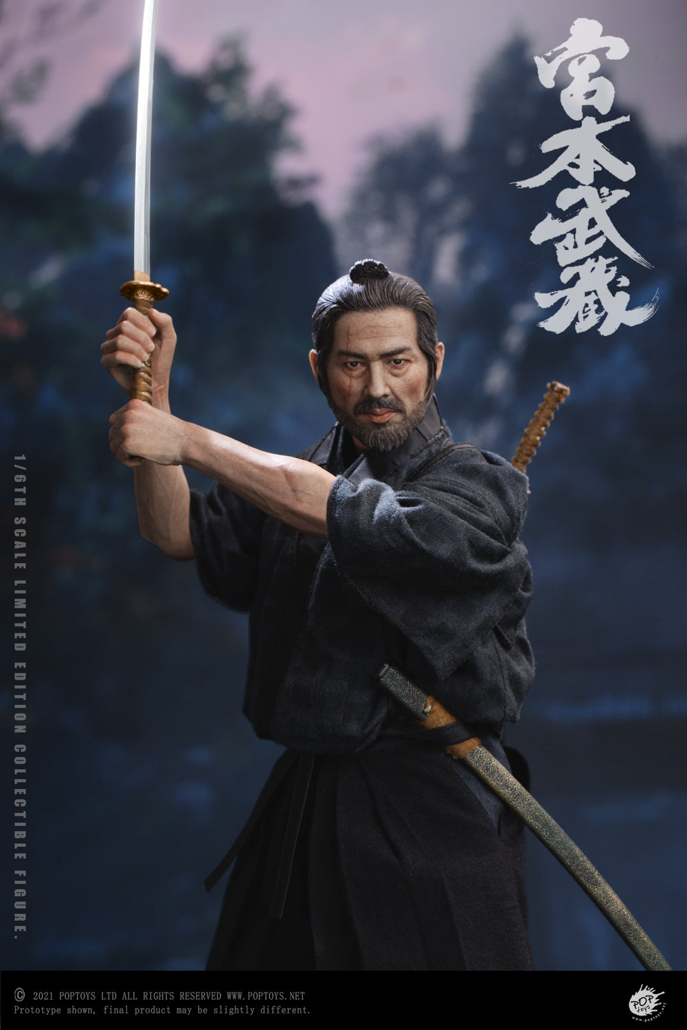 POPTOYS 1:6 Scale Miyamoto Musashi Action Figure