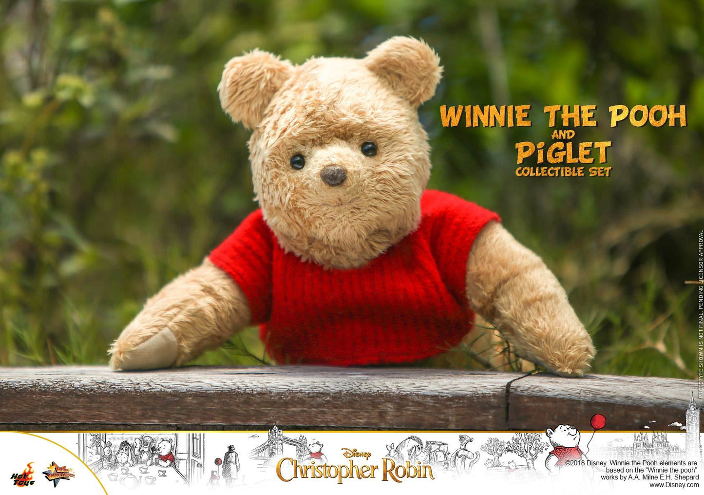 Hot Toys Christopher Robin - Winnie the Pooh and Piglet MMS503