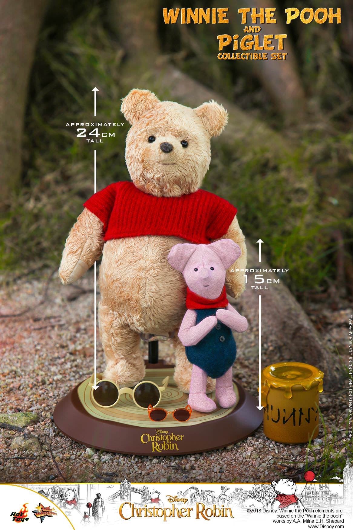 Hot Toys Christopher Robin - Winnie the Pooh and Piglet MMS503