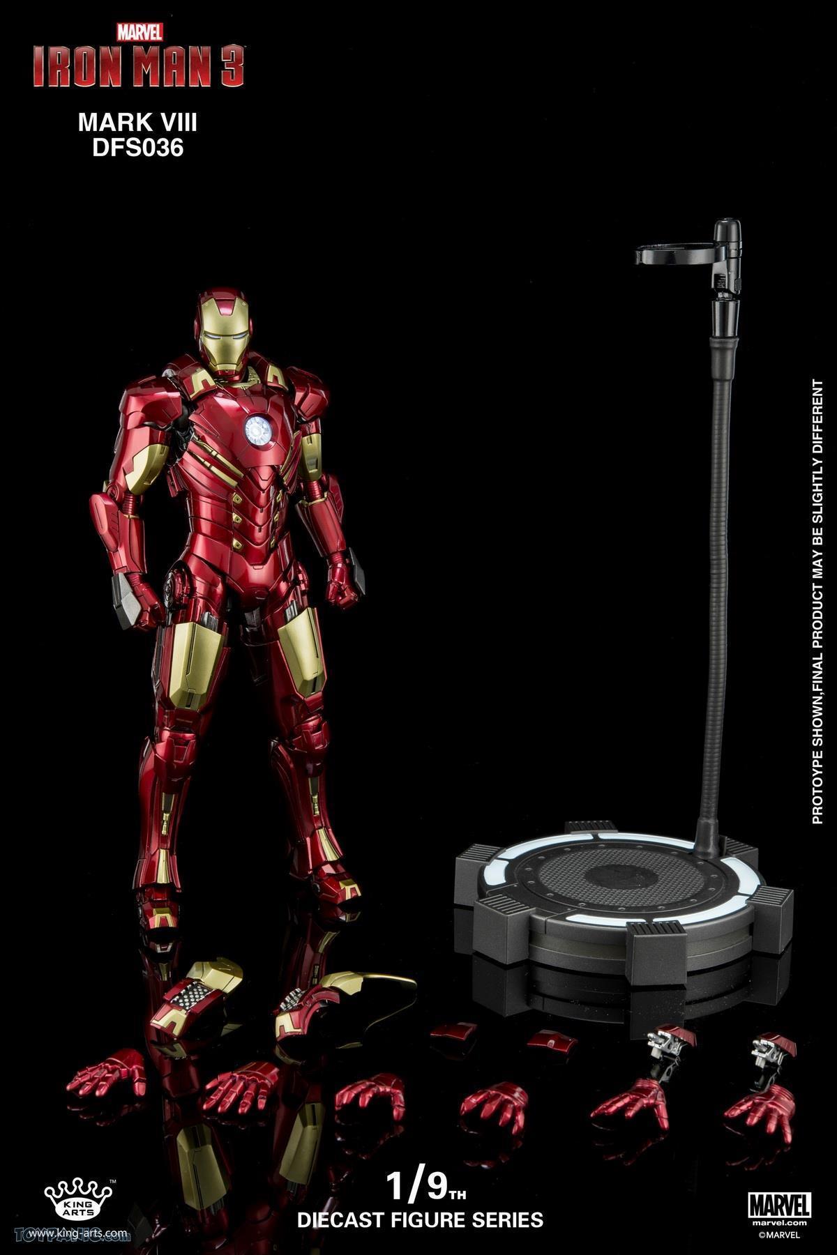 King Arts 1:9 Scale Iron Man Mark VIII Collectible Figure