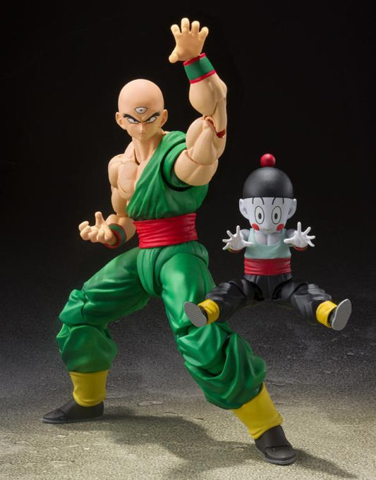 Bandai Spirits Dragon Ball Z S.H.Figuarts Tien and Chiaotzu Exclusive Set