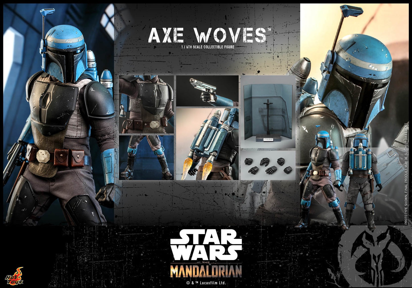 Hot Toys 1:6 Scale Star Wars : The Mandalorian™ Axe Woves™ TMS070