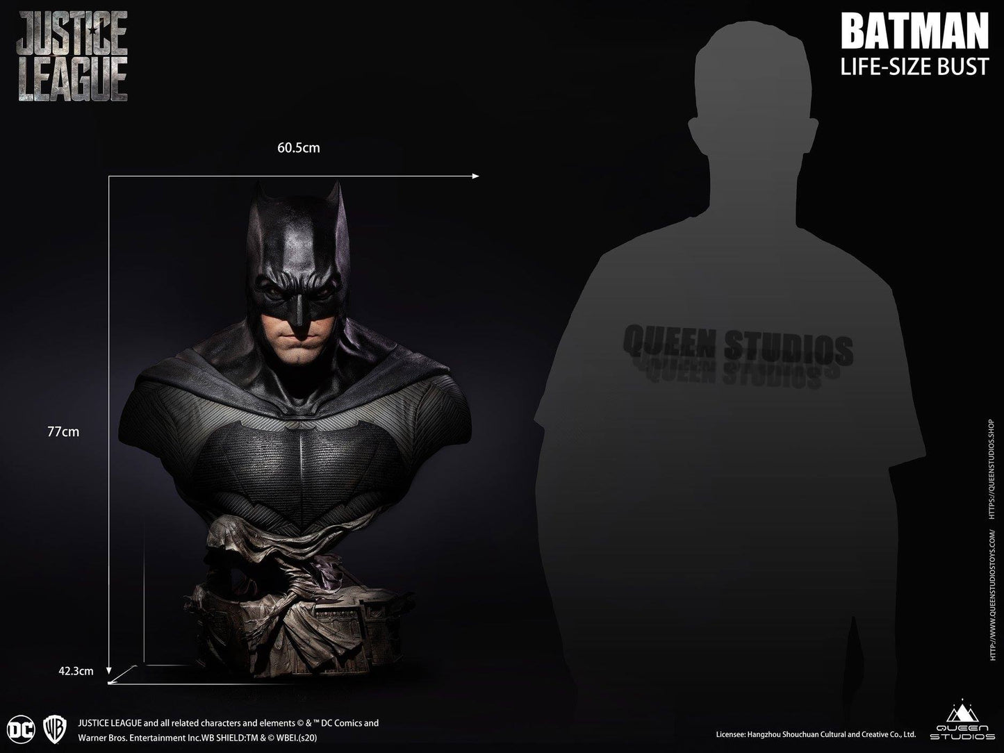 Queen Studio Batman Life-Size Bust