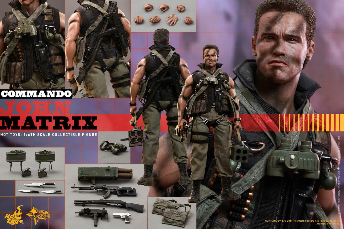 Hot Toys Commando John Matrix MMS276