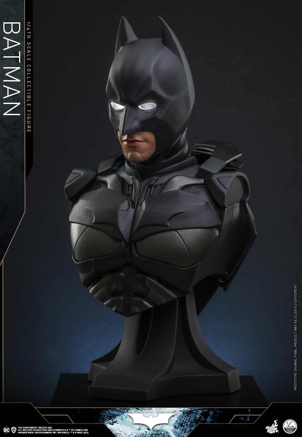 Hot Toys 1:4 Scale The Dark Knight Trilogy - Batman Collectible Figure ( Special Edition ) QS019B