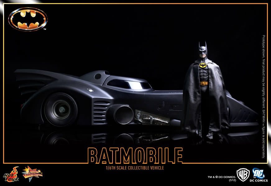 Hot Toys DC Comics Batmobile (1989 Version) MMS170 (Concentrated, refined packaging with cheap shipping)