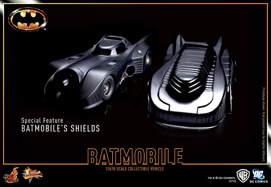 Hot Toys DC Comics Batmobile (1989 Version) MMS170 (Concentrated, refined packaging with cheap shipping)