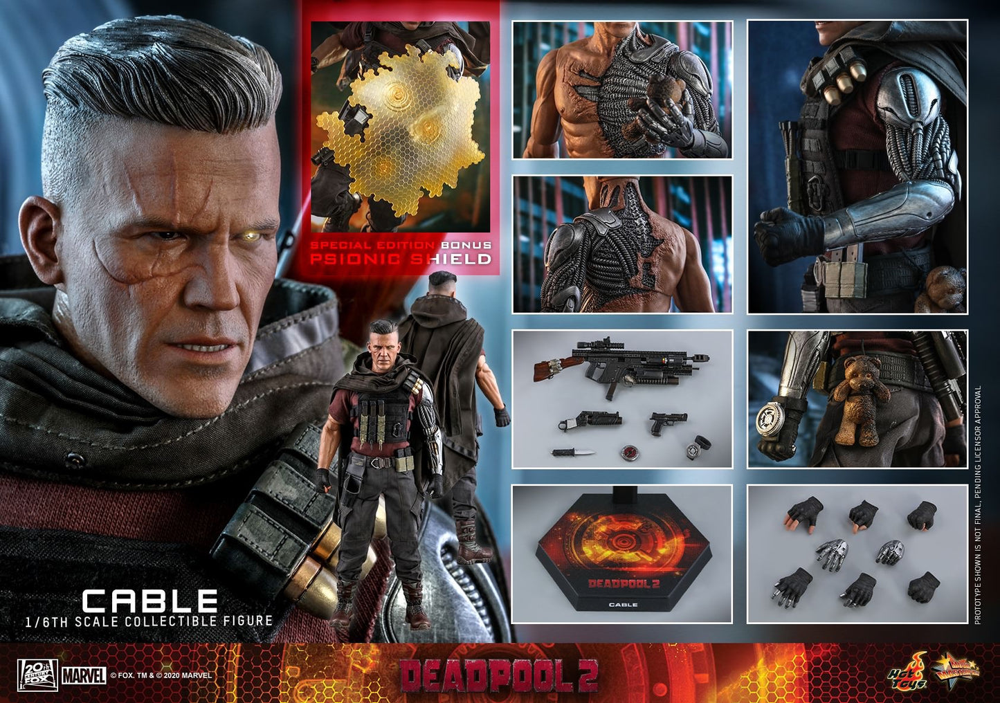 Hot Toys Deadpool 2 - Cable MMS583 (Special Edition)