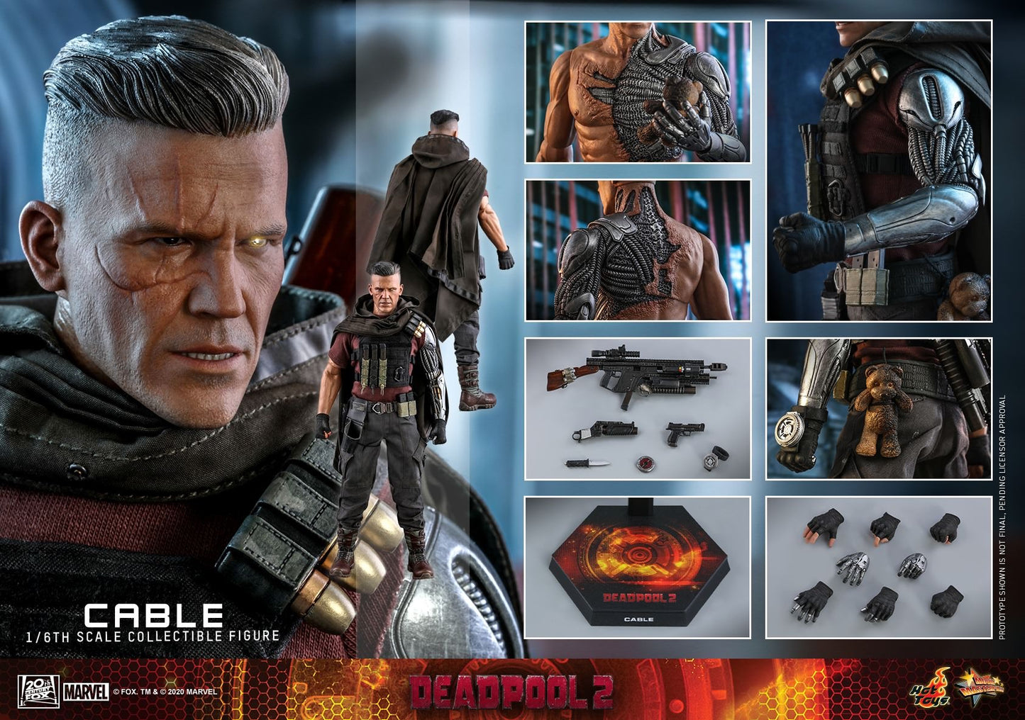 Hot Toys Deadpool 2 - Cable (Regular Edition) MMS583