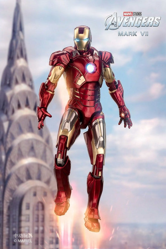 ZD Toys 1:10 Scale Iron Man Mark VII ( Deluxe Version ) ( No Light Up Function )