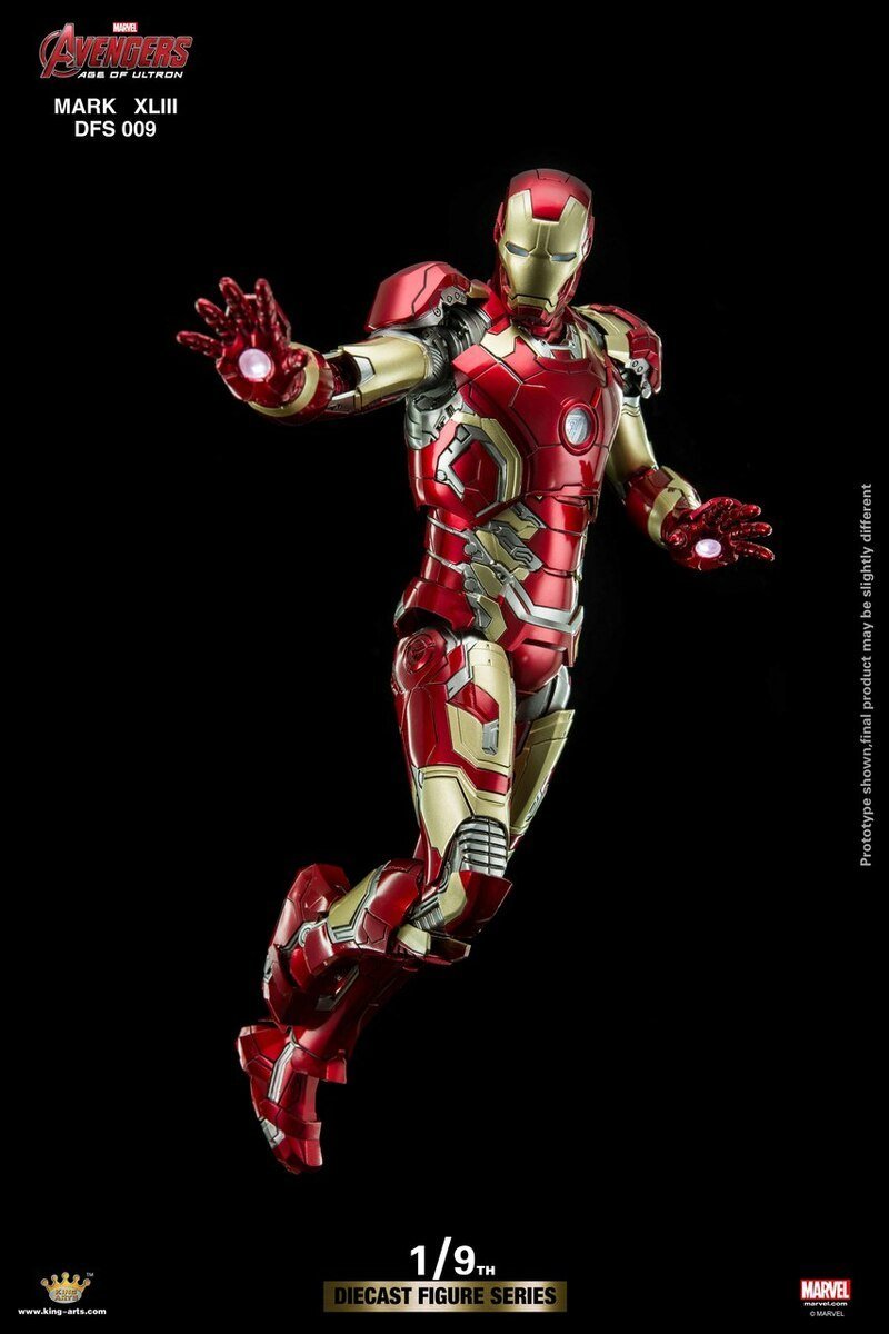 King Arts 1:9 Scale Iron Man Mark XLIII Collectible Figure