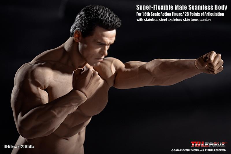 Phicen TBLeague M35 1/6th Scale Super Flexible Male Seamless Muscular Body