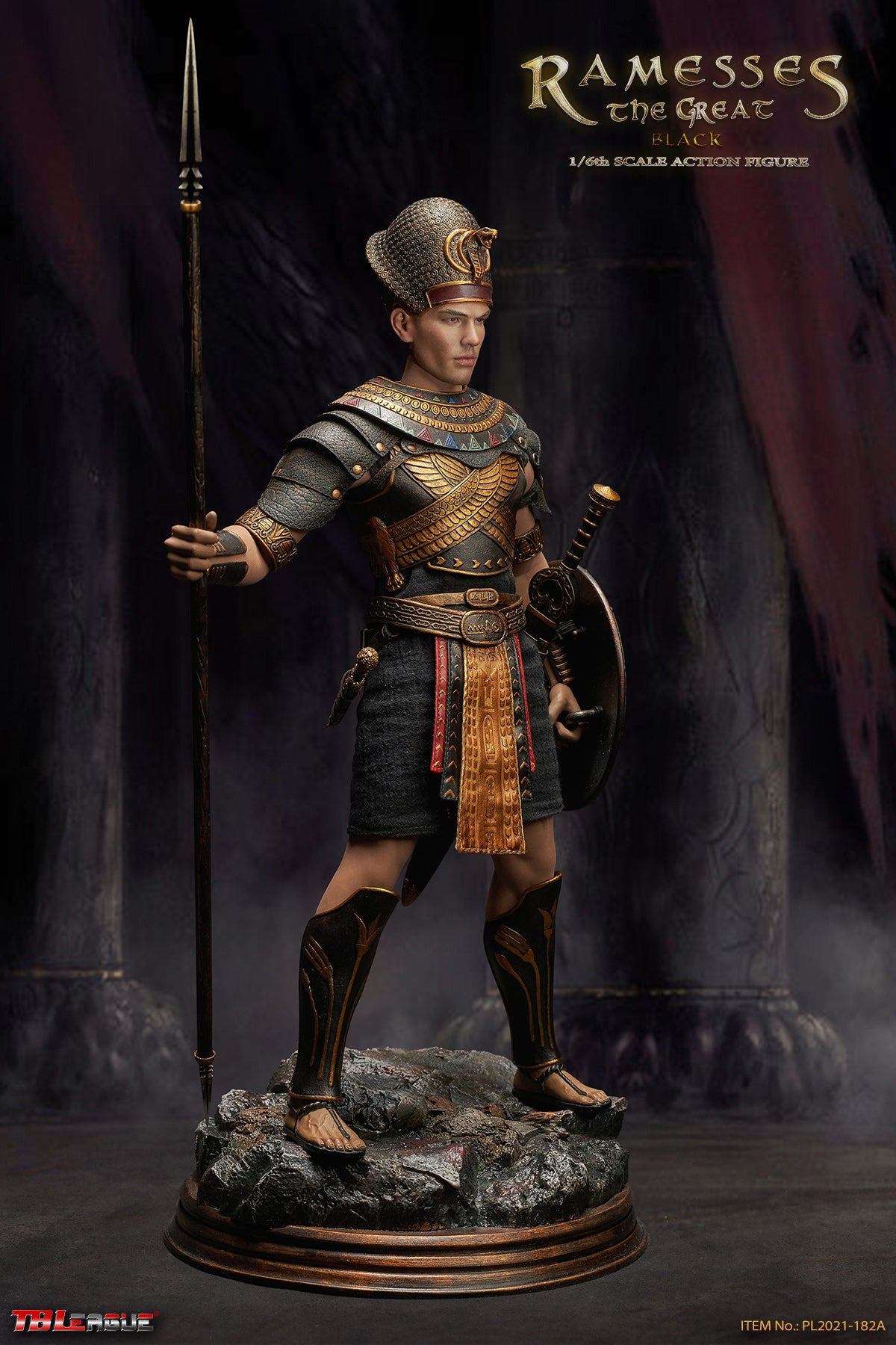 TBLeague Ramesses The Great - Black 1:6 Scale Action Figure