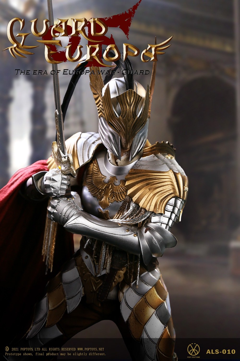 POPTOYS ALS010 1/6 Eagle Knight Guard Silver armor Version