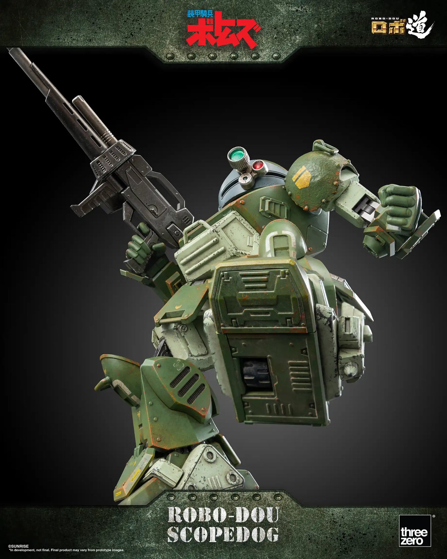 Threezero Armored Trooper Votoms Robo-dou Scopedog Collectible Figure