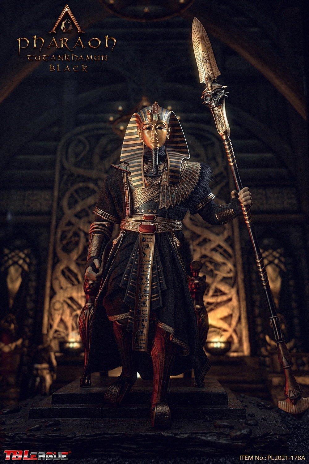 TBLeague 1/6 Pharaoh Tutankhamun BLACK