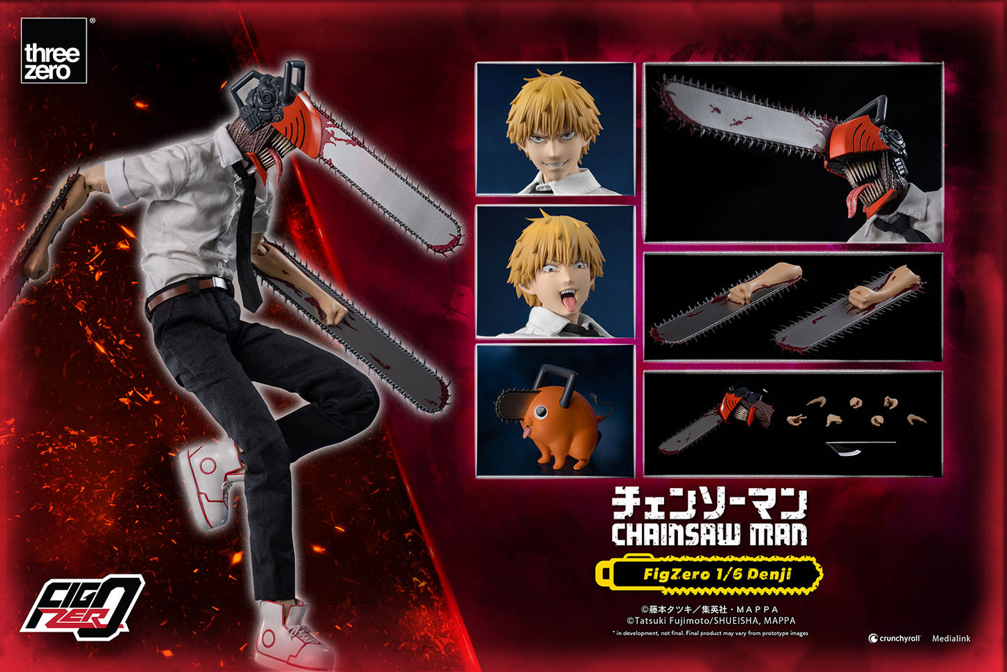 Threezero Figzero Chainsaw Man: Denji 1:6 Collectible Figure