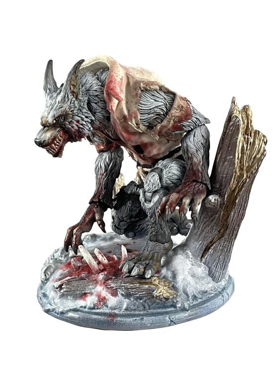 Coomodel x Ouzhixiang 1:12 Scale Palmtop Monsters - Snowfield Slaughter (Bloody White Werewolf Deluxe Version)