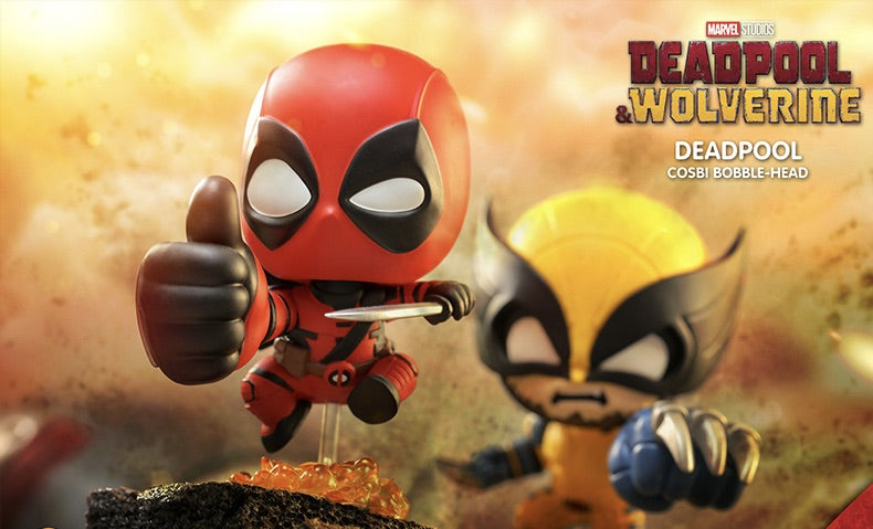 Hot Toys Deadpool &amp; Wolverine Cosbi Bobble-Head Collection CBX183